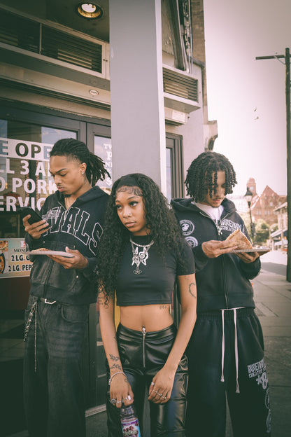 “RIVALS” BLACK BABY TEE